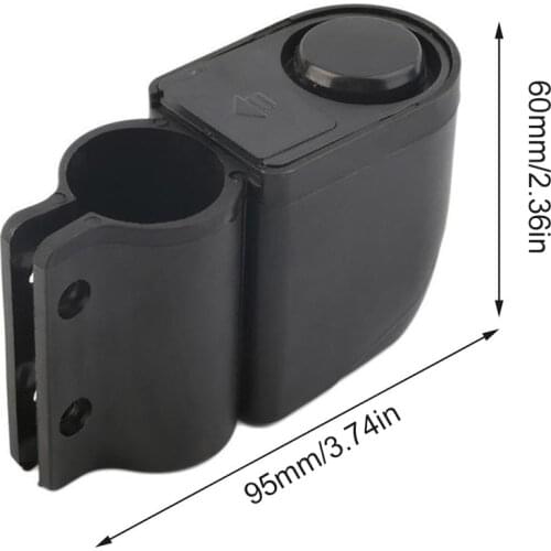 105 dB Anti-Theft Alarm for Motorcycle Electric Bicycle Waterproof Anti LostWireless Remote Control Alarm with Remote Controller