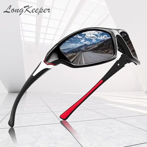 LongKeeper Classic Polarized Sunglasses Mens Mirror Driving Shades Male Sun Glasses Travel Fishing Oculos De Sol Masculino