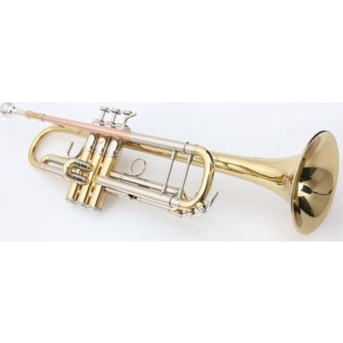 De Xin Bb Trumpet TR-600 Phosphorus Copper Music Instruments Profesional Trumpets Student Included Case Mouthpiece Accessories