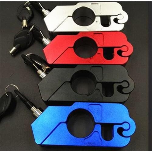 Universal Motorcycle Handle Throttle Grip Security Lock with 2 Keys to Secure a Bike, Scooter, Moped or ATV