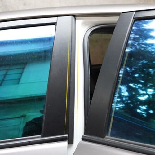 2pcs B Pillar Weatherstrip Car Door Seal Strip Filler Edge Rubber Sealing Protection Sealant For Honda Toyota LADA LIFAN ect