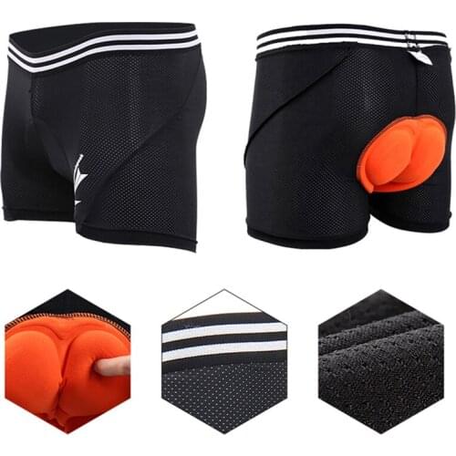 1PC New Unisex Bicycle Cycling Shorts Solid Comfortable Underwear Sponge Gel 3D Padded Bike Short Pants Cycling Shorts Upgraded