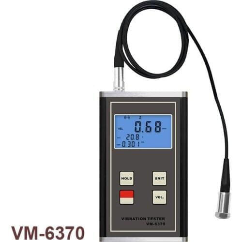 VM-6370 High-precision Vibration Meter for Moving Machinery Imbalance and Deflecting Tester Vibrometer