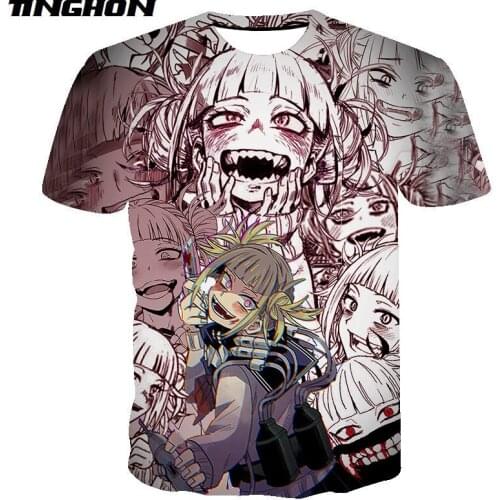 XS-7XL NEW My Hero Academia 3D Print Men Women Short Sleeves Tops Tees Summer Streetwear Casual T shirt 05