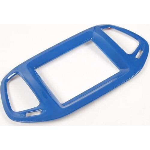 ABS GPS Panel Frame Cover*8.4 inch Frame Cover Trim for Jeep Compass 2017+ Car Accessories Colorful Decal Stickers Brand New