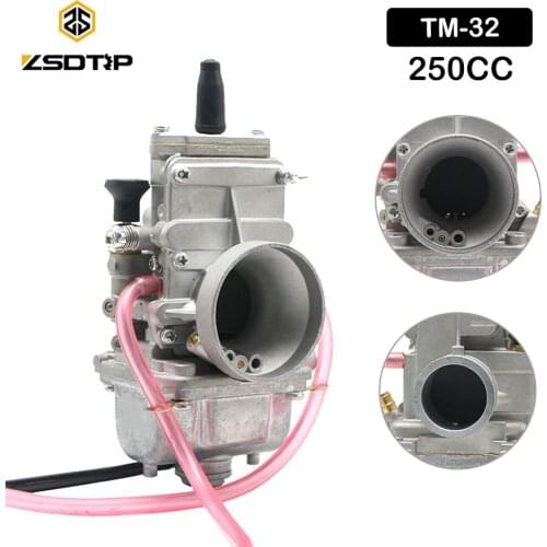 ZSDTRP 2 Stroke 4 Stroke Carburetor For Mikuni TM32 TM/TMX 32mm Flat Slide Smoothbore Carb For Mikuni Carburetor TM32 32mm