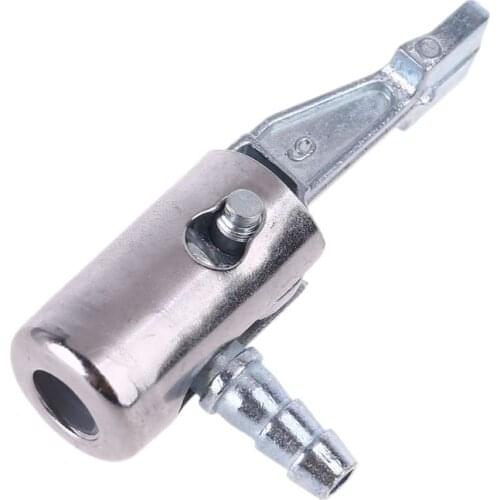 1/4\" Lock On Air Chuck Car Tire Inflator for Air Compressor with Barb Connector C6UB