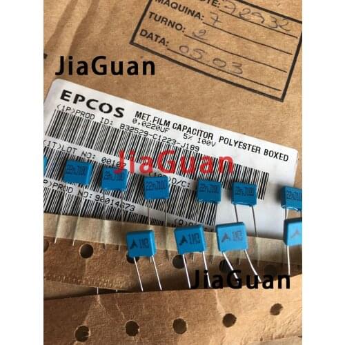 20PCS NEW EPCOS B32529C1223J189 0.022UF 100V 22NF PCM5 B32529 223/100V 0.022uf/100v p5mm 22NF 100VDC 100V22N 22NJ100