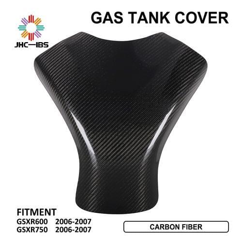 Motorcycle Accessories Carbon Fiber Oil Fuel Gas Tank Cover Guard Protection For SUZUKI GSXR600 GSXR750 GSXR 600 750 2006-2007