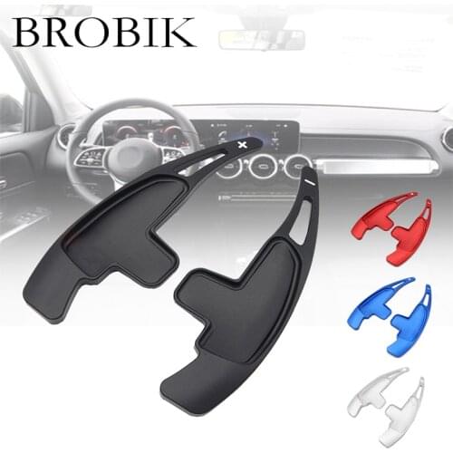 Car Steering Wheel Shift Paddle Car Sticker Styling For Mercedes-Benz AMG Before 2014 C63 E43 A45 C65 GLA45 CLS63 SL65 ML63 GL63