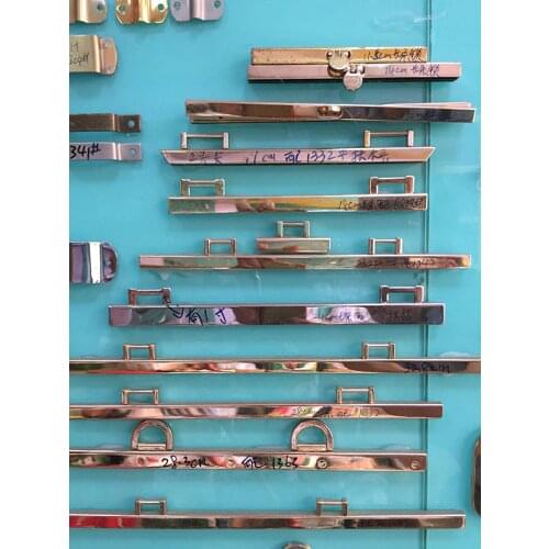 Large corner protecter for bag findings,Metal Screw Purse Frame Strip Purse Frames Bag Handle