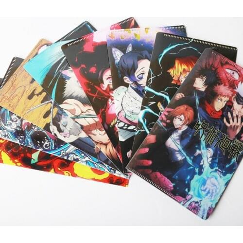 Japanese Anime Demon Slayer Kimetsu No Yaiba Jujutsu Kaisen Pencil Case Pencil Bag Pen Storage Pouch for Student