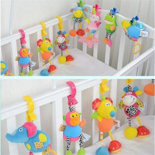 Infant Toys Mobile Stroller Baby Toy Bed Wind Chimes Rattles Clip Baby Carriage Crib Stroller Hanging Baby Toys 0-12 Months
