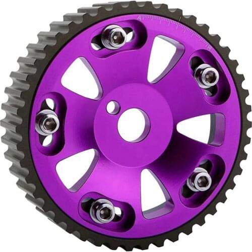 For MITSUBISHI 4G15 Car Adjustable Aluminum Anodized Auto Racing Parts Engine Sprocket Wheel Camshaft Cam Gear Pulley