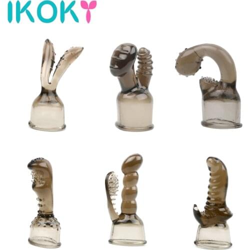 IKOKY AV Rod Head Cap G-spot Stimulate Vibrator Accessories Magic Wand Attachment Sex Products Adult Sex Toys for Women