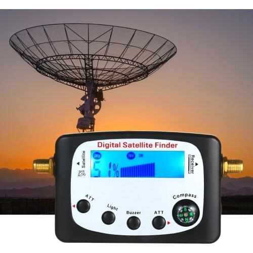 Satellite Signal Finder Digital Satellite Finder Meter SF-9509 Mini Digital Satellite Signal Finding Meter LCD Display Compass