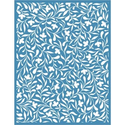 Vine Self-Adhesive Silk Screen Printing Stencil Reusable for Painting T-Shirt