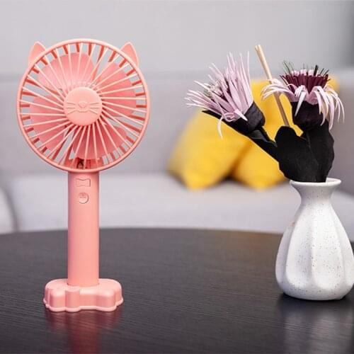Mini Handheld Summer Cooler Fan USB Rechargeable Personal Desk Fans Rechargeable Portable Office Outdoor Travel Energy Source