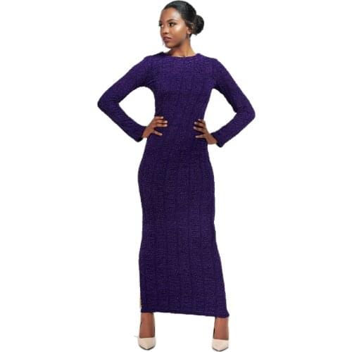 Muslim Women Vestidos for Ramadan Fashion Simple Long Skirt, Super Elastic Slim Bottomed Womens Dress Lr388Islamic Clothing