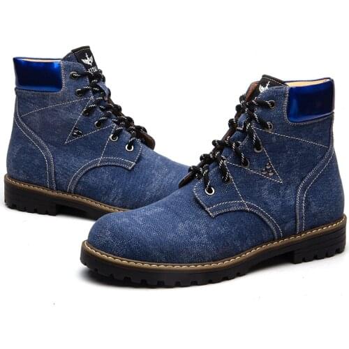 MEIJIANA Leather Chukka Men Boots Winter Waterproof Ankle Boots Riding Boots Outdoor Working Snow Boots Men Shoes