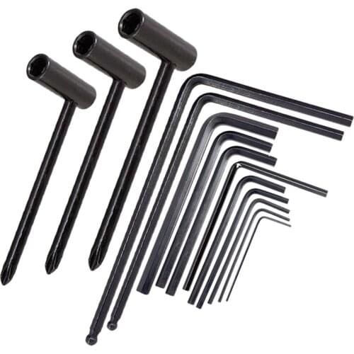 14Pcs Guitar Wrench Set, 4mm & 5mm Ball End Truss Rod Wrench Tool, Fit Most Guitar Neck Bridge Nut Locking Adjustment