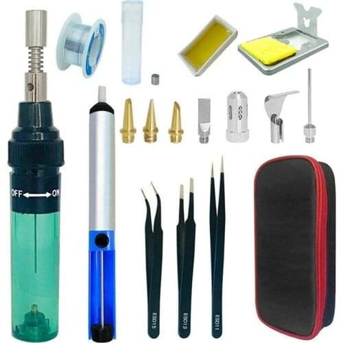 Soldering Iron Kit Wireless Mini Welding Tool Adjustable Temperature Multifunctional Portable Kit Bag Storage