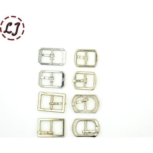 New arrived 20pcs/lot silver small Square round alloy metal shoes bags Belt Buckles DIY Accessory Sewing scrapbooking