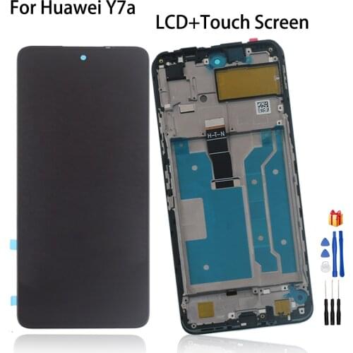 Original For Huawei Y7a LCD Display Touch Screen Digitizer Phone Parts For Huawei P Smart 2021 Screen LCD Display