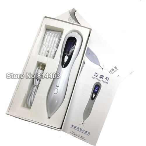 Rechargeable Beauty Mole Removal Sweep Spot Pen Skin Care Dark Tattoo Dot Mole Remover Pen for Freckle Face Wart Nevus