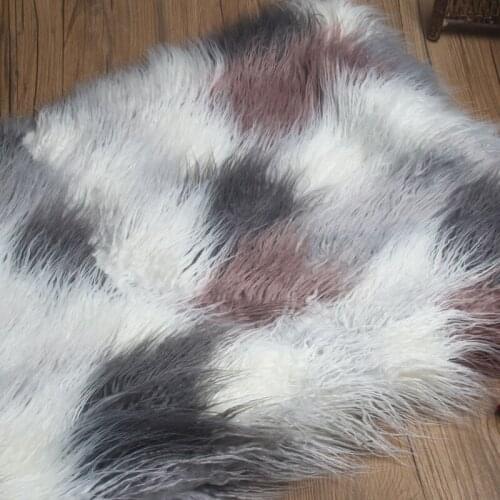 Thick Jacquard Plush Cloth, Imitation Wool Faux Fur Fox Fabric For Clothing Cap Collar Carpet Shooting Background 50cmx170cm