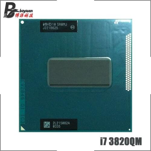 Intel Core i7-3820QM i7 3820QM SR0MJ 2.7 GHz Quad-Core Eight-Thread CPU Processor 8M 45W Socket G2 / rPGA988B