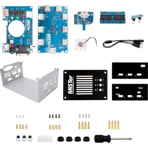 Professional Metal Cases for Mister FPGA Kit Suit for DE10-Nano Main Board/ I/O Board and New Mister USB Hub Dropship