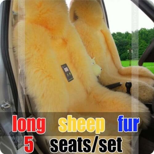 Wool cushion car seat cushion quality leather winter car seat cushion plush cushion winter