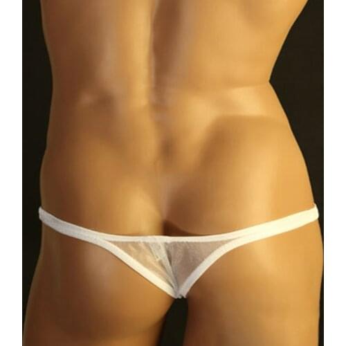 Men Sexy Bikini Thongs Thin Underwear Bulge Pouch G String Jockstrap Hombre Briefs Lingerie Mini T-back Breathable Underpants