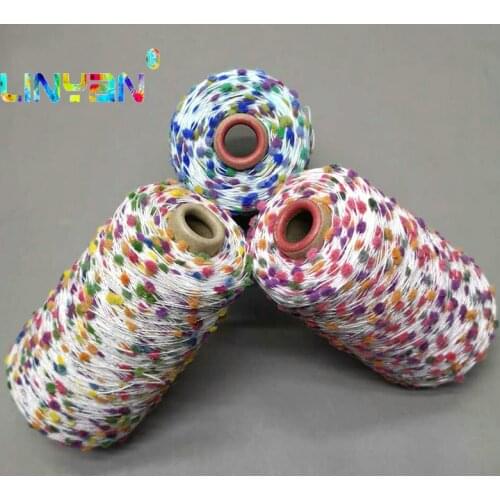 50g*2 pieces chenille Yarn for knitting crocheting Hand knitting crochet yarn Hand weaving line fashion thread Peas candy t59