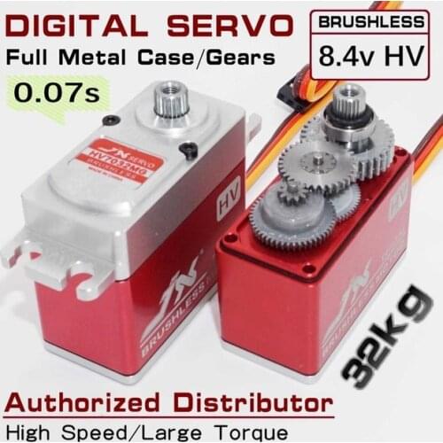 High Voltage Brushless Digital Metal Standard Steering JX Servo BLS-HV7032MG 32KG