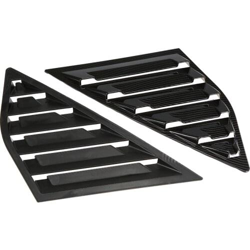 1Set For Ford Car Side Vent Arbon Fiber Retrofit Louver Cover Trim Decoration(ST RS MK3