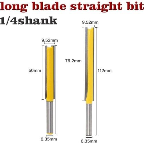 1 pc Straight/Dado Router Bit 1/2" Dia. X 3" Length - 8" Shank Woodworking cutter Wood Cutting Tool