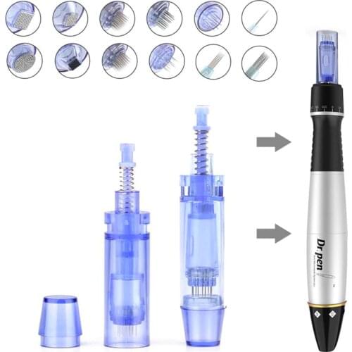 20/50/100pcs Derma Pen A1 Needles Bayonet 9 /12/36/42 pin / Nano Cartridge For Miro needl pen, Tattoo Needles micro Needle Tip