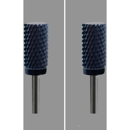 Black Ceramic Nail Drill Bit-2Pcs/Lot - Lager Barrel Bit - (1080.066)