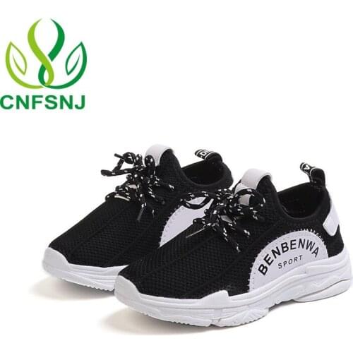 CNFSNJ 2018 Summer autumn Mesh Children sneakers cowhide leather child casual fashion sport shoes boys girls running shoes