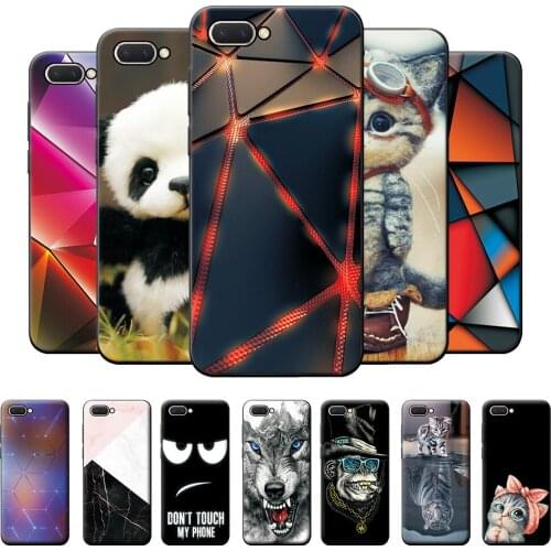 For OPPO A3S A5 AX5 Case Realme C1 Silicone Cover Protective Case For OPPO A5 Phone Case OPPO AX5 Soft TPU Phone Cover Bumper