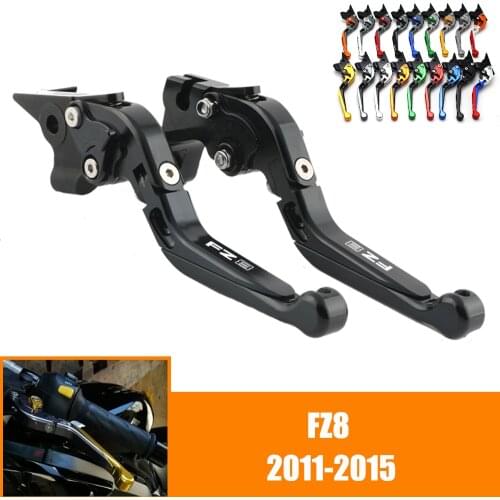 For YAMAHA FZ8 2011 2012 2013 2014 2015 CNC Motorcycle Adjustable Brake Clutch Lever Levers Folding