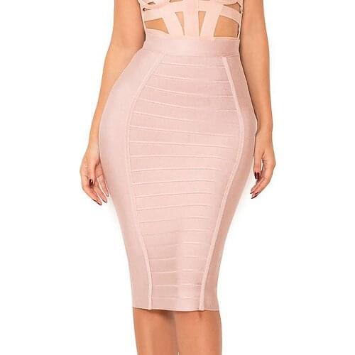 HQBORY Pencil Skirts With Flowers