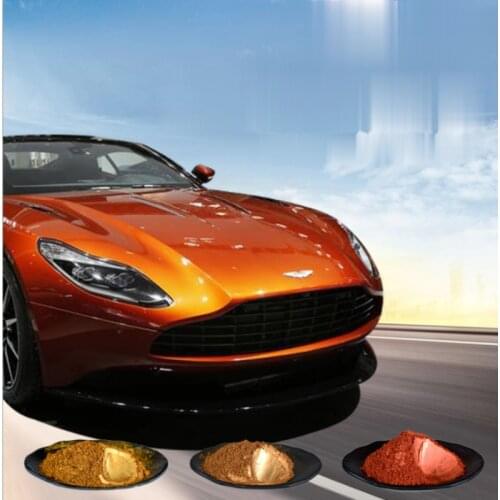 Chinese red orange Pearl paint effect pigment powder for auto paints, cosmetics 50g /bag