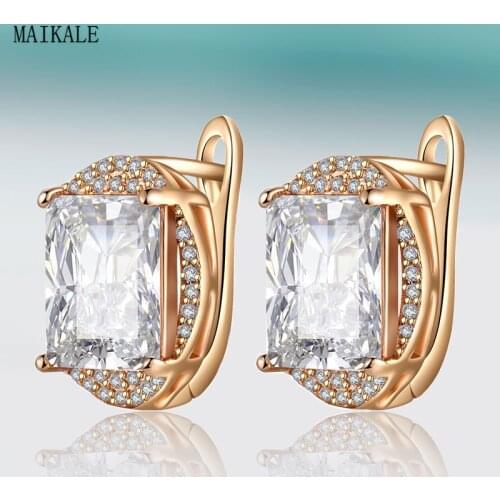 Women's Gold Earrings MAIKALE China