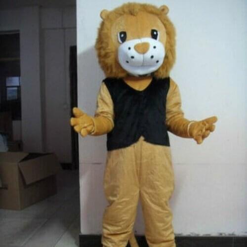 New Lion Mascot Costume Furry Suits Cosplay Party Outfits Clothing Advertising Carnival Christmas Halloween Birthday Party