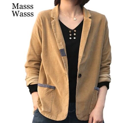 Женские пиджаки блейзеры Masss Wasss China At AliExpress