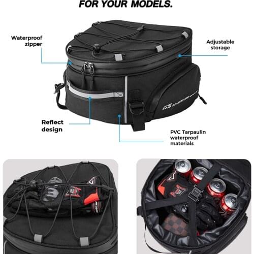 Motorcycle Saddle Bag For BMW R1200GS Saddlebag Tailbag Tail Bag Mount Panniers Rack Top Case R1250GS R 1250 GS Adventure LC