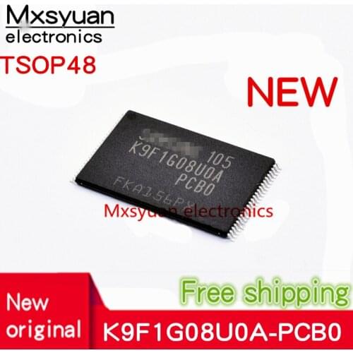 5pcs~50pcs/LOT K9F1G08U0A-PCB0 K9F1G08UOA-PCBO K9F1G08U0A K9F1G08UOA PCB0 TSOP48 New original Memory chip